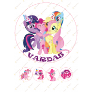 Valgomas paveiksliukas "Mano mažasis ponis" Valgomas paveiksliukas "Mano mažasis ponis"