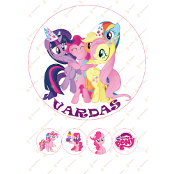 Valgomas paveiksliukas "Mano mažasis ponis"