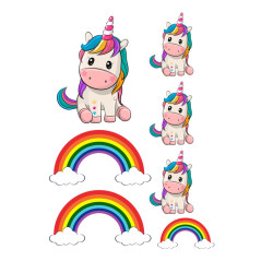 Valgomas paveiksliukas Vienaragiukai