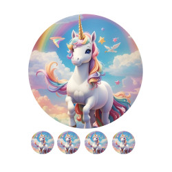 Valgomas paveiksliukas Vienaragis 