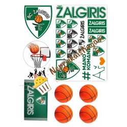 Valgomas paveiksliukas Žalgirio temai