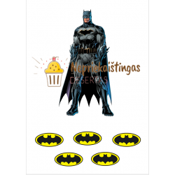 Valgomas paveiksliukas "Betmenas"  Valgomas paveiksliukas "Betmenas"