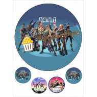 Valgomo popieriaus paveiksliukas Fortnite