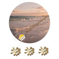 Valgomo popieriaus paveiksliukas Jūra 