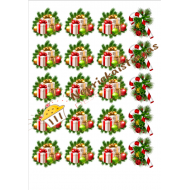 Valgomas paveiksliukas Kalėdiniams desertams 