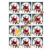 Valgomas paveiksliukas Kalėdiniams desertams, sausainukams.