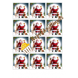 Valgomas paveiksliukas Kalėdiniams desertams, sausainukams.