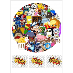 Valgomas paveiksliukas "Boom" Valgomas paveiksliukas "Boom"