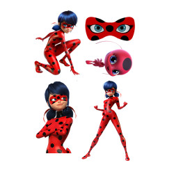 Valgomas paveiksliukas Lady bug figūrėlės