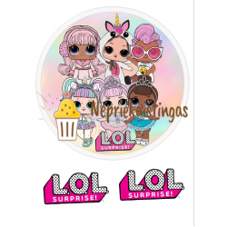 Valgomas paveiksliukas "LoL"