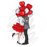 Cukrinės masės paveiksliukas " Love is" 4 Cukrinės masės paveiksliukas " Love is" 4