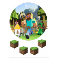 Cukrinės masės paveiksliukas " Minecraft " Nr. 2