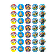 Valgomas paveiksliukas "Minions"- keksiukams, spugytėms