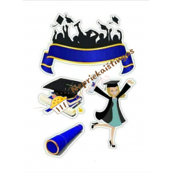 Valgomas paveiksliukas toperiams Mokyklos baigimui