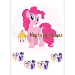 Paveiksliukas ant cukrinės masės "Pinky"