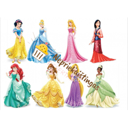 Valgomas paveiksliukas toperiukams Princesės