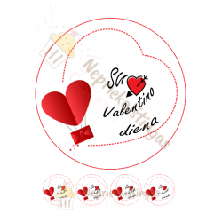 Valgomas paveiksliukas Su valentino diena