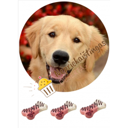 Valgomo popieriaus paveiksliukas Šuo 2