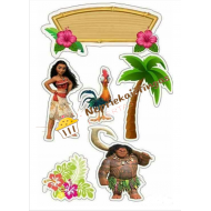 Valgomas paveiksliukas  " Vajana" toperiams