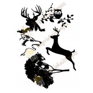 Valgomas paveiksliukas Medžiotojo tortui - figūrėlės 