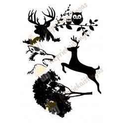 Valgomas paveiksliukas Medžiotojo tortui - figūrėlės Valgomas paveiksliukas Medžiotojo tortui - figūrėlės