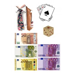 Valgomas paveiksliukas vyriškam tortui - figūrėlės