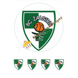 Valgomo popieriaus paveiksliukas Žalgiris