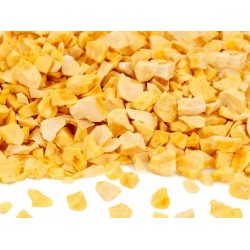 Traškūs pasifloro vaisiaus gabaliukai