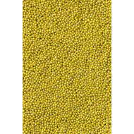 Mini cukriniai pabarstukai. Auksinės spalvos 3 mm