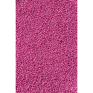 Mini cukriniai pabarstukai. Blizgios rožinės spalvos 3 mm