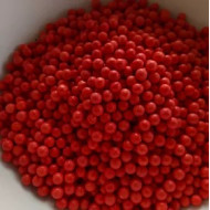 Cukriniai pabarstukai 3 mm. Sodri raudona spalva. Cukriniai pabarstukai 3 mm. Sodri raudona spalva.