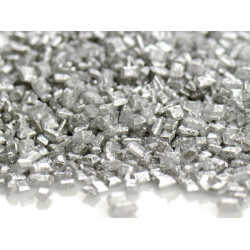 Sidabrinės spalvos cukrus 100 g Sidabrinės spalvos cukrus 100 g