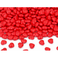 Raudonos cukrinės širdelės 80 g Raudonos cukrinės širdelės 80 g