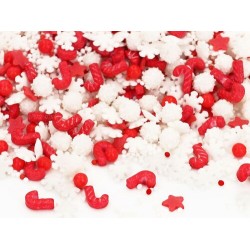 Cukrinių pabarstukų mišinys ,,Kalėdų džiaugsmas'' 100g.