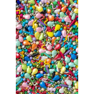 Spalvoti cukriniai pabarstukai "Gimtadienio šventė"