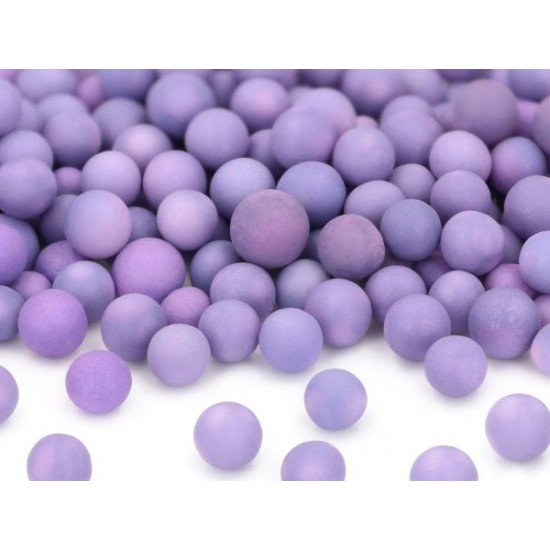 Cukriniai rutuliukai. Violetinė spalva