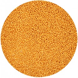 Smulkūs cukriniai pabarstukai. Garstyčių spalva Smulkūs cukriniai pabarstukai. Garstyčių spalva