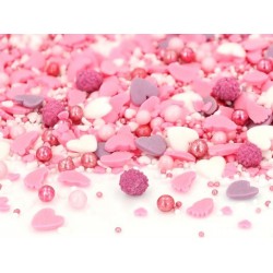 Cukrinių pabarstukų mišinys "Kūdikis mergaitė" Cukrinių pabarstukų mišinys "Kūdikis mergaitė"