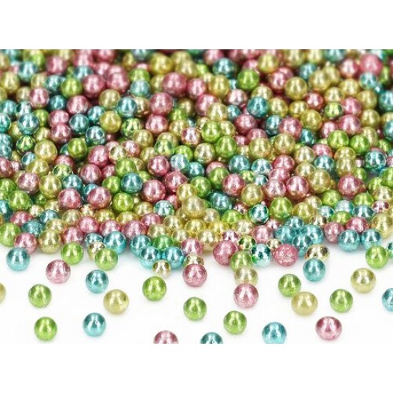 Spalvotų cukrinių pabarstukų mišinys 3 - 2 mm.