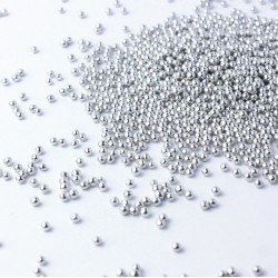 Cukriniai pabarstukai sidabriniai 3 mm  Cukriniai pabarstukai sidabriniai 3 mm