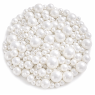 Balti cukriniai perlai