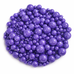 Violetiniai cukriniai perliukai Violetiniai cukriniai perliukai
