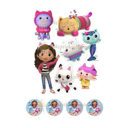 Valgomas paveiksliukas "Gabby's Dollhouse" Valgomas paveiksliukas "Gabby's Dollhouse"