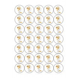 Valgomas paveiksliukas ,,Angeliukai,, keksiukams , spurgytėm Valgomas paveiksliukas ,,Angeliukai,, keksiukams , spurgytėm