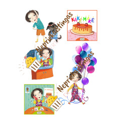 Valgomas paveiksliukas ,,Kakė makė 3'' Valgomas paveiksliukas ,,Kakė makė 3''