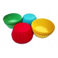 Keksiukų kepimo krepšeliai  Spalvoti