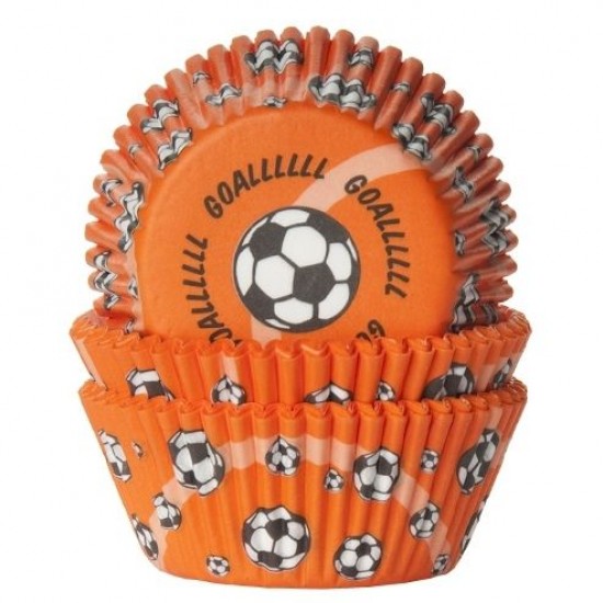 Keksiukų kepimo krepšeliai. Futbolas / 50 vnt