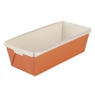 Vienkartinė stačiakampė kekso forma