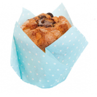 Keksiukų kepimo krepšeliai žydri "Tulpė"