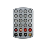 Mini keksiukų kepimo forma / 24 vietų